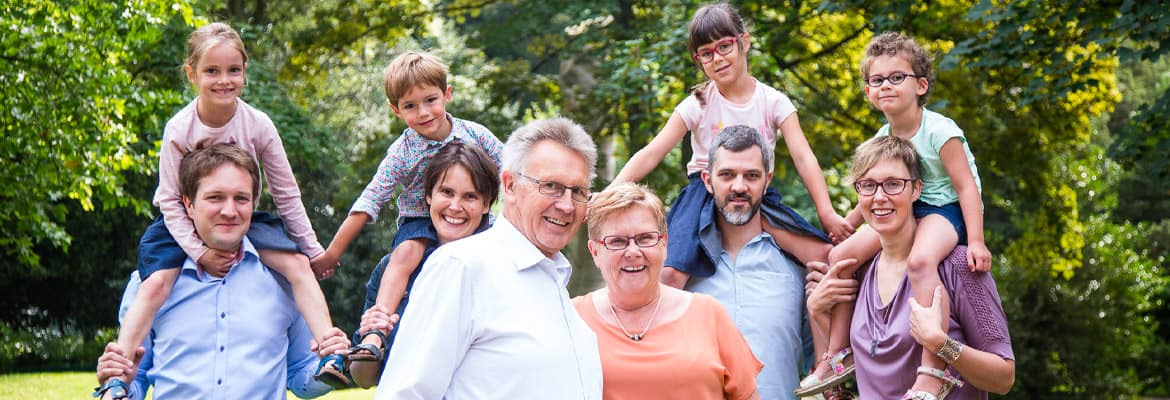 Familie groepsfoto Deinze Brielmeersen